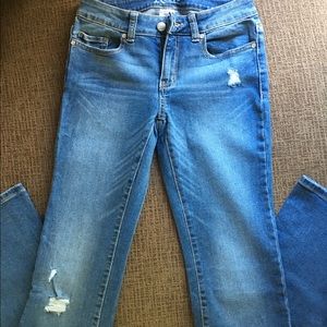 Light wash jeans